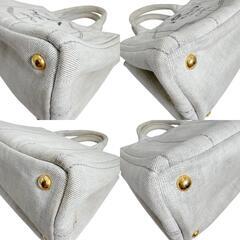 プラダ 1BG439 トートバッグ グレー  PRADA カナパミニトート カナパの画像