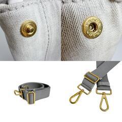 プラダ 1BG439 トートバッグ グレー  PRADA カナパミニトート カナパの画像