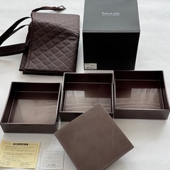 【新品】 kazeya-style メタリックブラウン漆器 重箱の画像