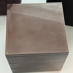 【新品】 kazeya-style メタリックブラウン漆器 重箱の画像