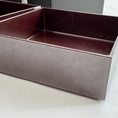 【新品】 kazeya-style メタリックブラウン漆器 重箱の画像