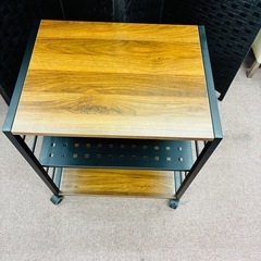 ⭐️激安⭐️キャスター付きワゴン　ブラックの画像