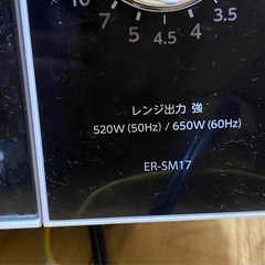東芝電子レンジの画像