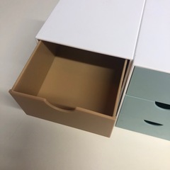 ダイソー3段引き出し3点セット　中古　②-Dの画像