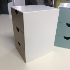 ダイソー3段引き出し3点セット　中古　②-Dの画像
