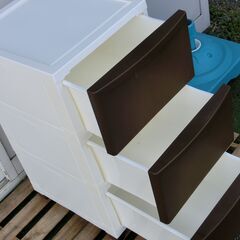 ３段プラチェストの画像