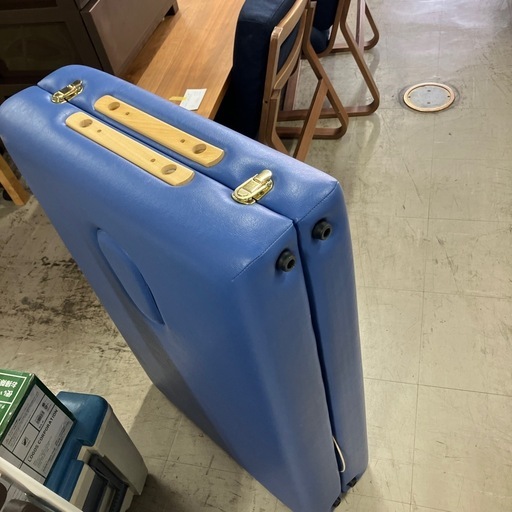 石2512-616 TakadaBed 折りたたみ施術ベッド ブルー 中古美品 (激安