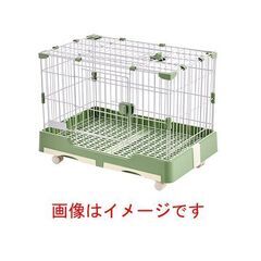 新品・未開封 BTM ウサギ ケージ 小型 ペットケージ TX296332CAA グリーン ハムスターケージ 小動物ケージ キャスター付き 天井扉 札幌市 中央区 南12条の画像