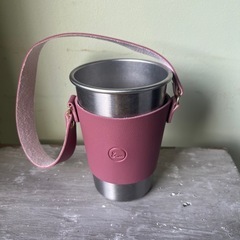 革製カップホルダー2つの画像