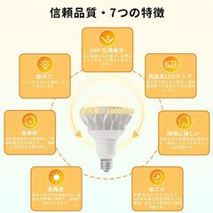 LEDバラストレス水銀灯 e39LED電球50W 500Wバラストレス水銀灯相当の画像