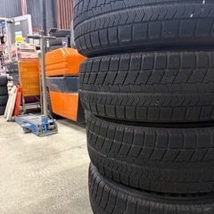 30系 アルファード ヴェルファイアに使用 スタットレスタイヤホイールセットの画像