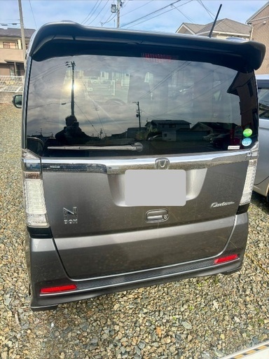 2012年式 NBox カスタム 4WD 車検2年付き (クロくん) 盛岡のN-BOXの