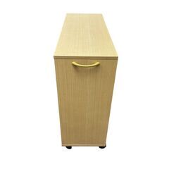 本棚 木製 キャスター付き ワゴン ラック 収納 押し入れ収納 クローゼット 棚 コミックラック キッチン リビングの画像