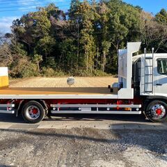 【X-0026】日野レンジャー FE7JKA　増トン　セルフローダー　花見台　最大積載7900kg　Ｈ26年　ウィンチ付き　H26　車検付き　　茨城県の画像