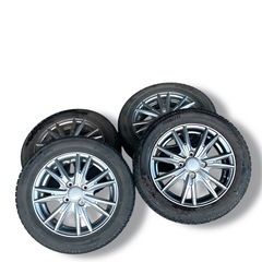 中古アルミホイール4本セットご要望あれば装着無料でいたします。ぜひ興味の方ご購入お待ちしております。の画像