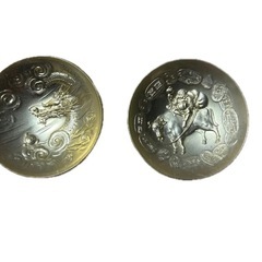 金杯　龍　　24KGP 午　十二支　縁起物　置物の画像