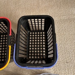 プラスチック　カゴの画像