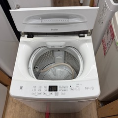 2022年製　ハイアール　5.5K 洗濯機　JW-U55A(50/60HzF)の画像