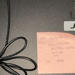 ジャンクPC　その２ Aspire E21-512の画像