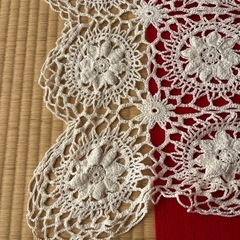 ハンドメイドのテーブルクロス
の画像