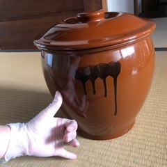 大型　漬物かめの画像