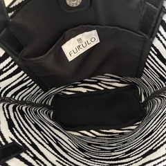 FUKULO ゼブラ柄　ニットバッグの画像