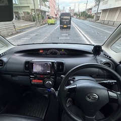 ワンオーナー　タントカスタム　L375S 黒　ホイール　ダウンサスの画像