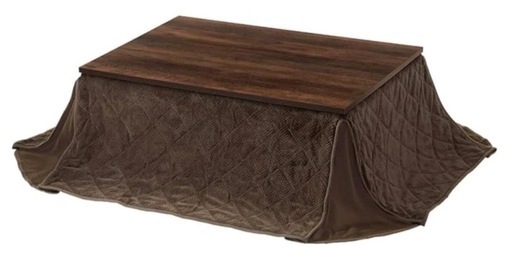 y*e様 ぼん家具 こたつテーブル 布団セット ウォールナット×ブラウン　新品 小売業者 【新品】ぼん家具 こたつテーブル 布団セット ウォールナット