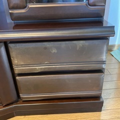 キャビネット付きテレビ台の画像