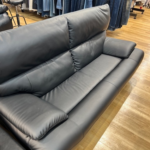 【トレファク神戸南店】sheer 2人掛けソファー　ブラックです‼︎【取りに来られる方限定】