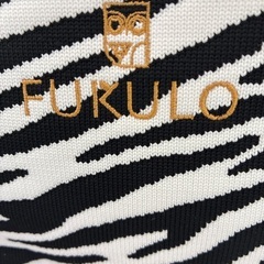 FUKULO ゼブラ柄　ニットポシェットの画像
