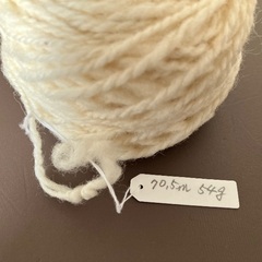 手紡ぎウール毛糸・ひと玉の画像