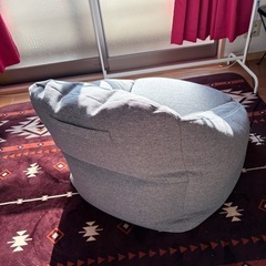 無印良品　空気でできたソファ　グレーの画像