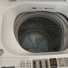 　ハイセンス　4.5kg 全自動洗濯機 HW-T45Fの画像