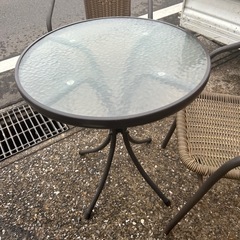 ガーデンテーブルセットの画像