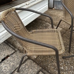 ガーデンテーブルセットの画像