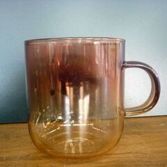 ☆BRUNO 耐熱ガラス製 スカイパターンマグ 2個セット Sunset Noon オレンジ グリーン ブルーノ マグカップ グラス 食器 札幌市 豊平区 平岸店の画像