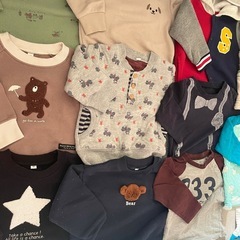 【条件あり無料】　子ども服　ベビー服　80 まとめ　セット　トップス　ボトムス　アウター　スリーパーの画像