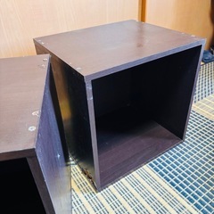  🌟お取引中🌟キューブ型カラーボックス｜ブラウン｜0円  ワンボックスタイプの キューブ型カラーボックスです。の画像