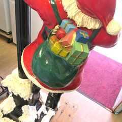 特大陶器オブジェ　サンタクロースの画像