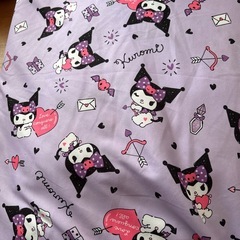 2点新品クロミ枕カバーと布団カバンまとめ売りクロミちゃんサンリオ紫色の画像