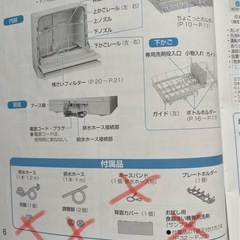 2023年式　パナソニック置き型食洗機の画像