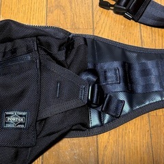 美品 PORTER HEAT WAISTBAG ポーター ヒート ウェストバッグ 吉田カバン ボディバッグ 黒の画像
