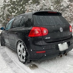 【アウディホイールキャップ付き】アウディA6純正ホイール18インチ&DUNLOPスタッドレスタイヤセット2021年製 の画像