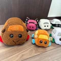 モルカー ぬいぐるみ セットの画像