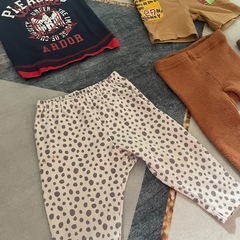 子ども服　ベビー服　80 まとめ　セット　ユニクロ　ビケット　トップス　タイツ　タイツの画像