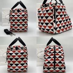 PRADA プラダ on Ice オンアイス トライアングル 2WAY ハンドバッグ ショルダーバッグ ボストンバッグ A4収納可 テスートナイロン 三角ロゴプレート  白タグ Re-Nylonの画像