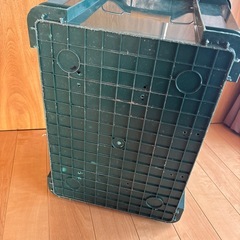 加工済み　コンテナボックス　大　グリーン　の画像