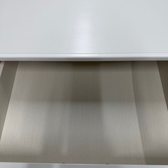 ニトリ　ゴミ箱上ラック BRM WHの画像