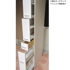 隙間家具・外寸27×57×180cm（引き出し幅11ｃｍ）状態良好の画像